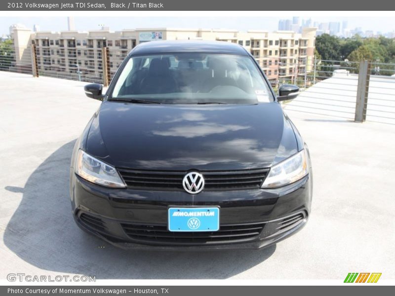 Black / Titan Black 2012 Volkswagen Jetta TDI Sedan