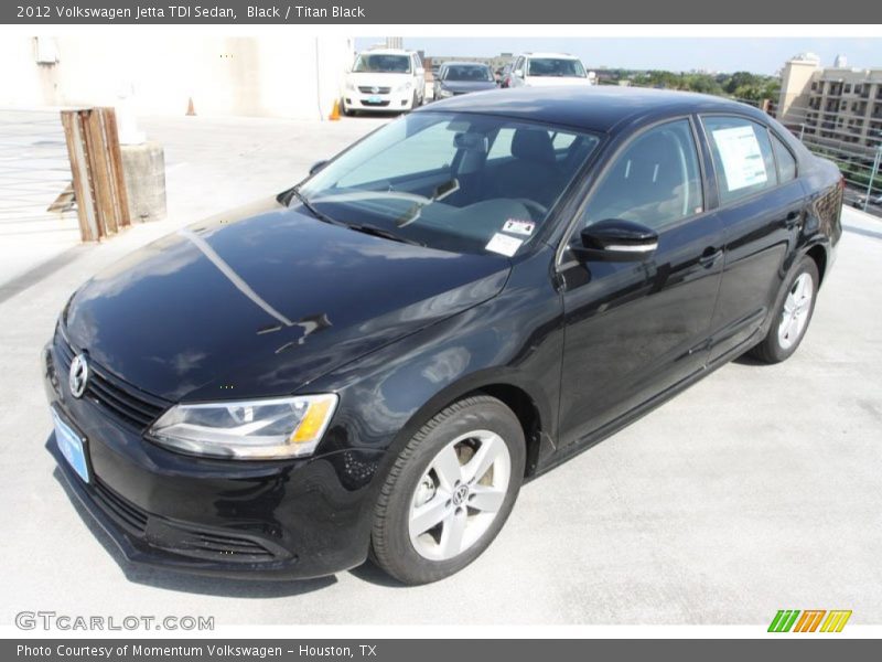 Black / Titan Black 2012 Volkswagen Jetta TDI Sedan