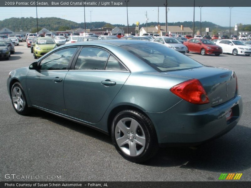  2009 G6 Sedan Blue Gold Crystal Metallic