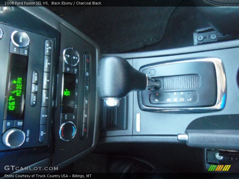 Black Ebony / Charcoal Black 2008 Ford Fusion SEL V6