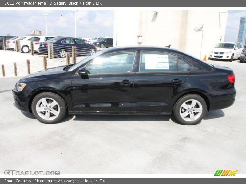 Black / Titan Black 2012 Volkswagen Jetta TDI Sedan