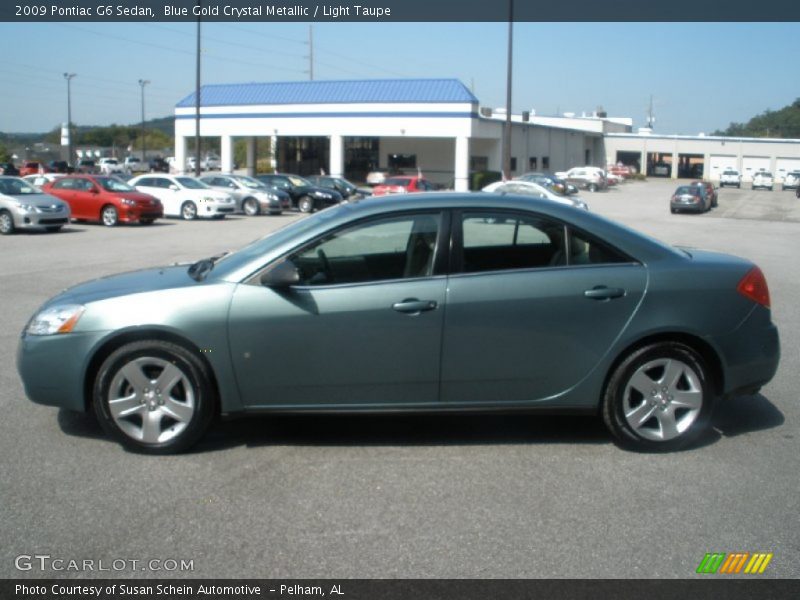  2009 G6 Sedan Blue Gold Crystal Metallic
