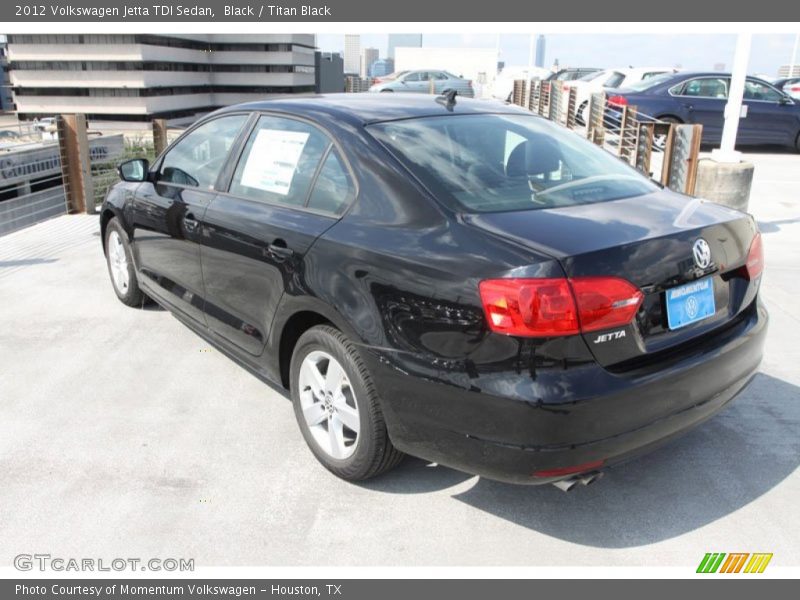 Black / Titan Black 2012 Volkswagen Jetta TDI Sedan