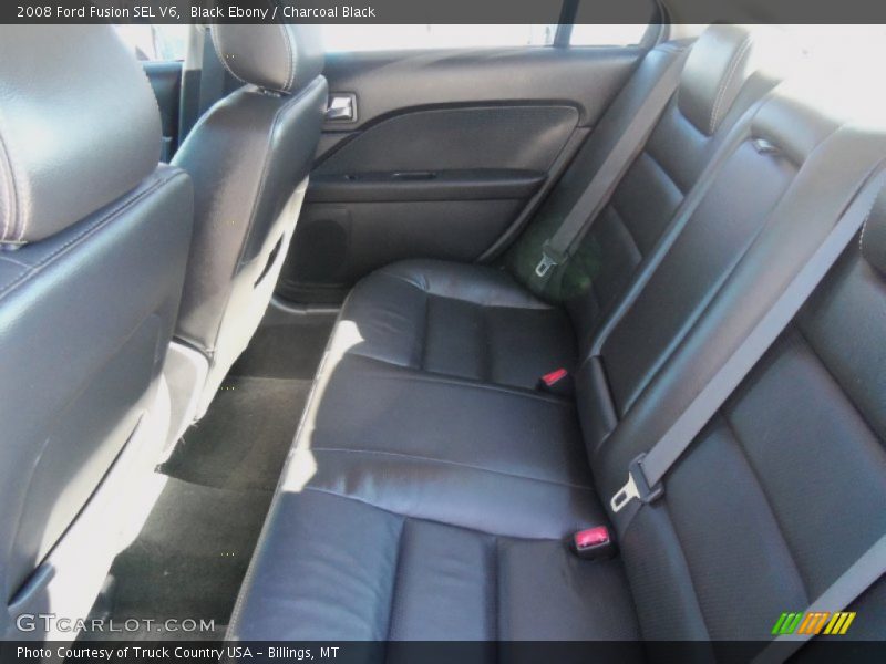 Black Ebony / Charcoal Black 2008 Ford Fusion SEL V6