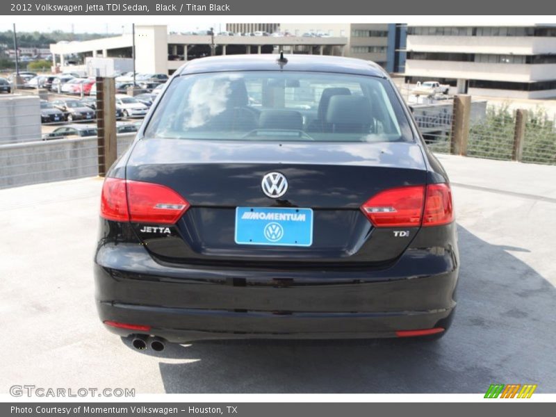 Black / Titan Black 2012 Volkswagen Jetta TDI Sedan
