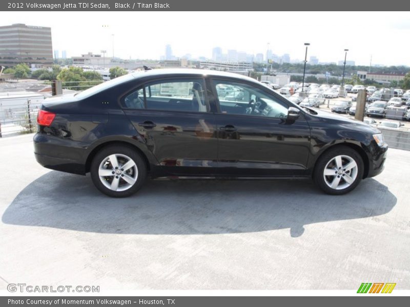 Black / Titan Black 2012 Volkswagen Jetta TDI Sedan