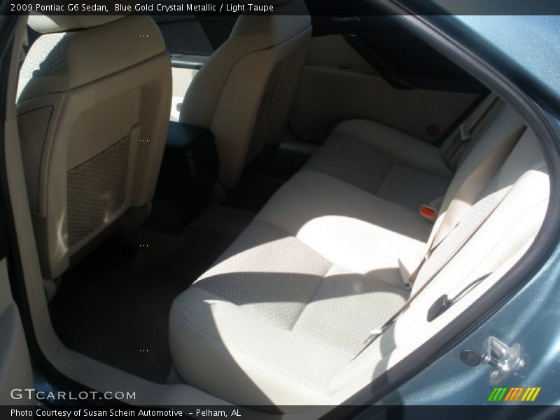 Blue Gold Crystal Metallic / Light Taupe 2009 Pontiac G6 Sedan