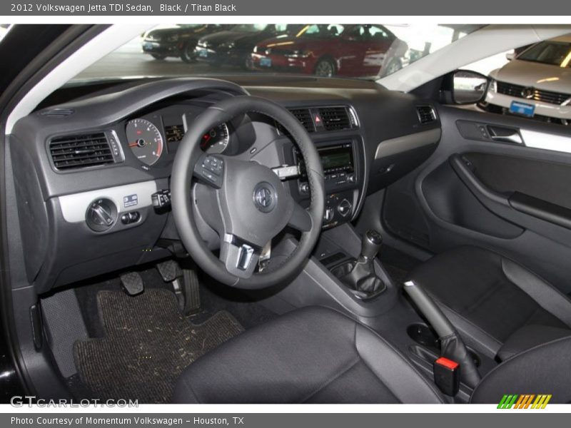 Black / Titan Black 2012 Volkswagen Jetta TDI Sedan