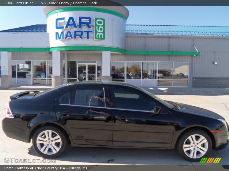 Black Ebony / Charcoal Black 2008 Ford Fusion SEL V6