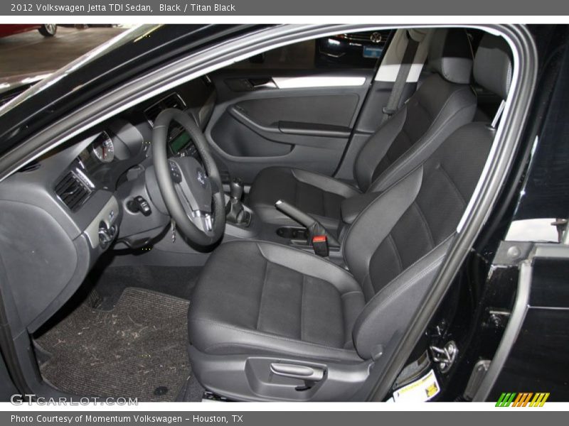 Black / Titan Black 2012 Volkswagen Jetta TDI Sedan