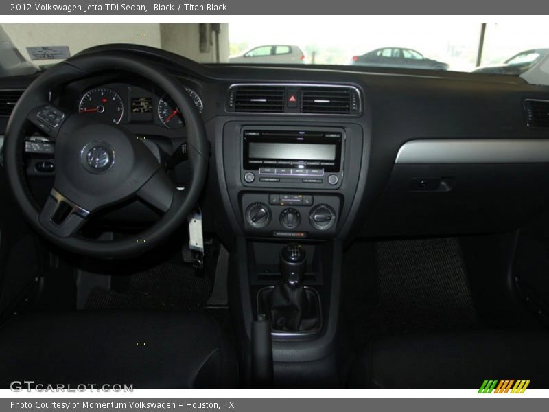 Black / Titan Black 2012 Volkswagen Jetta TDI Sedan