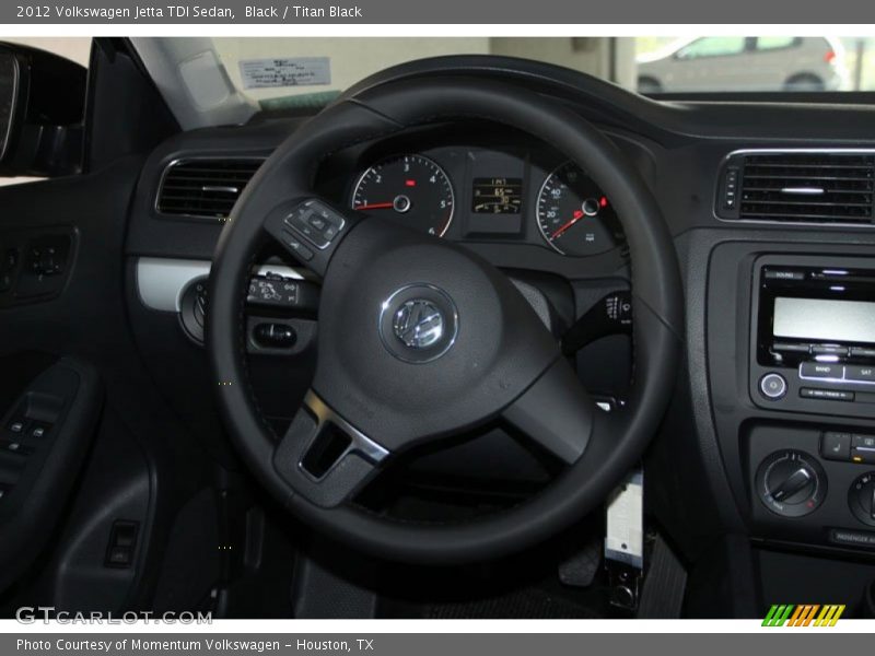 Black / Titan Black 2012 Volkswagen Jetta TDI Sedan