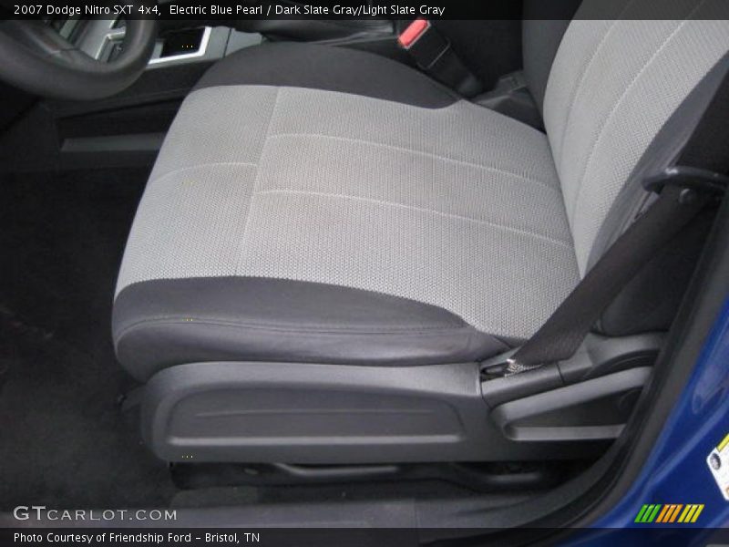 Electric Blue Pearl / Dark Slate Gray/Light Slate Gray 2007 Dodge Nitro SXT 4x4