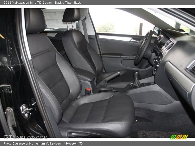 Black / Titan Black 2012 Volkswagen Jetta TDI Sedan