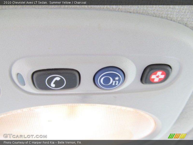 Summer Yellow / Charcoal 2010 Chevrolet Aveo LT Sedan