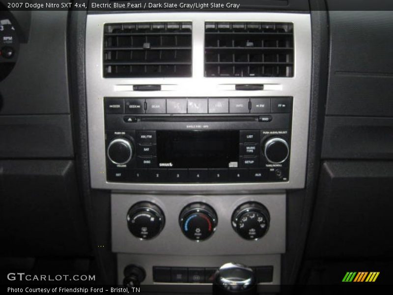 Electric Blue Pearl / Dark Slate Gray/Light Slate Gray 2007 Dodge Nitro SXT 4x4
