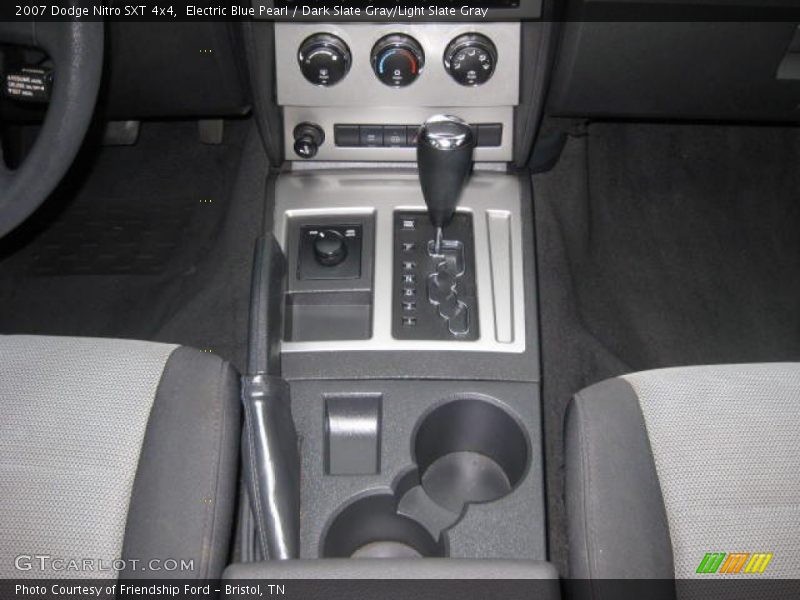 Electric Blue Pearl / Dark Slate Gray/Light Slate Gray 2007 Dodge Nitro SXT 4x4