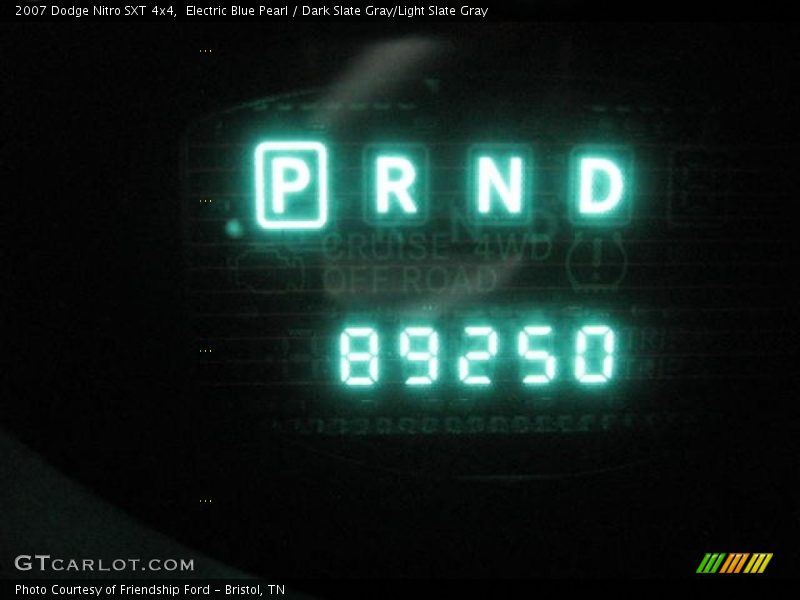 Electric Blue Pearl / Dark Slate Gray/Light Slate Gray 2007 Dodge Nitro SXT 4x4