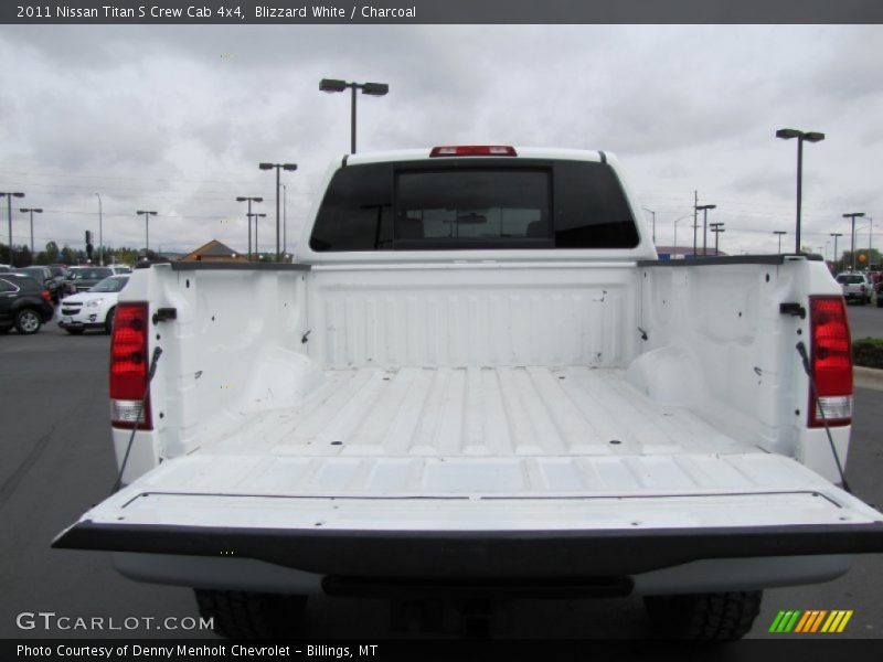 Blizzard White / Charcoal 2011 Nissan Titan S Crew Cab 4x4
