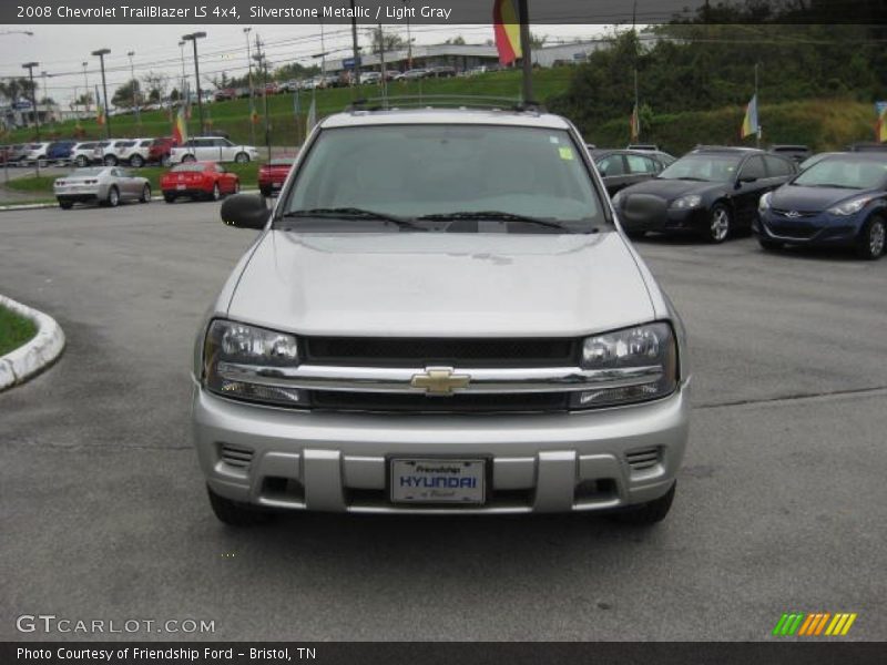 Silverstone Metallic / Light Gray 2008 Chevrolet TrailBlazer LS 4x4