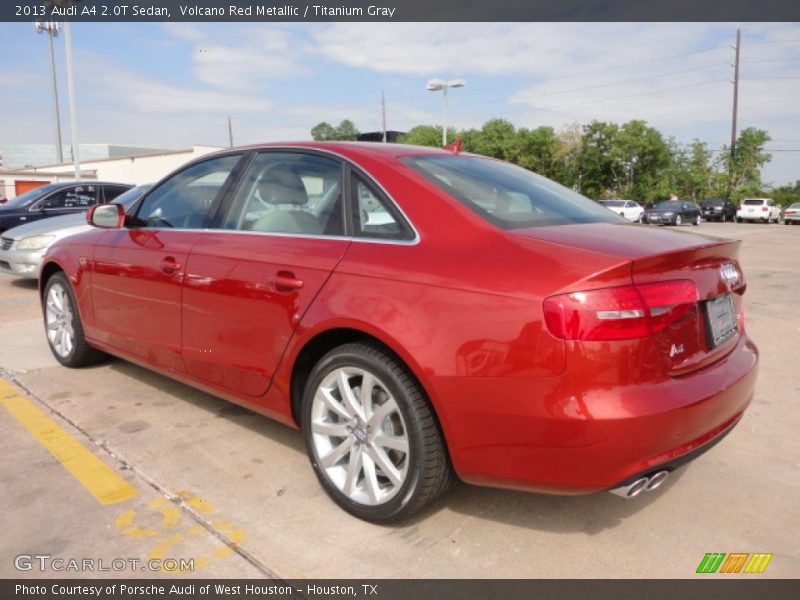  2013 A4 2.0T Sedan Volcano Red Metallic