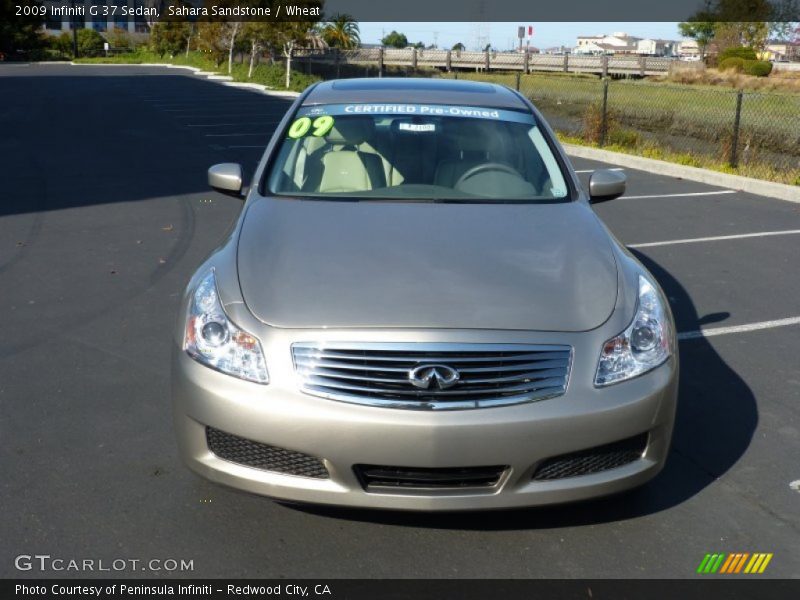 Sahara Sandstone / Wheat 2009 Infiniti G 37 Sedan