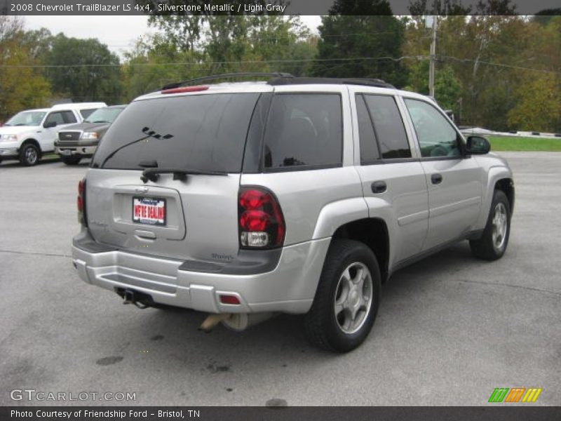 Silverstone Metallic / Light Gray 2008 Chevrolet TrailBlazer LS 4x4