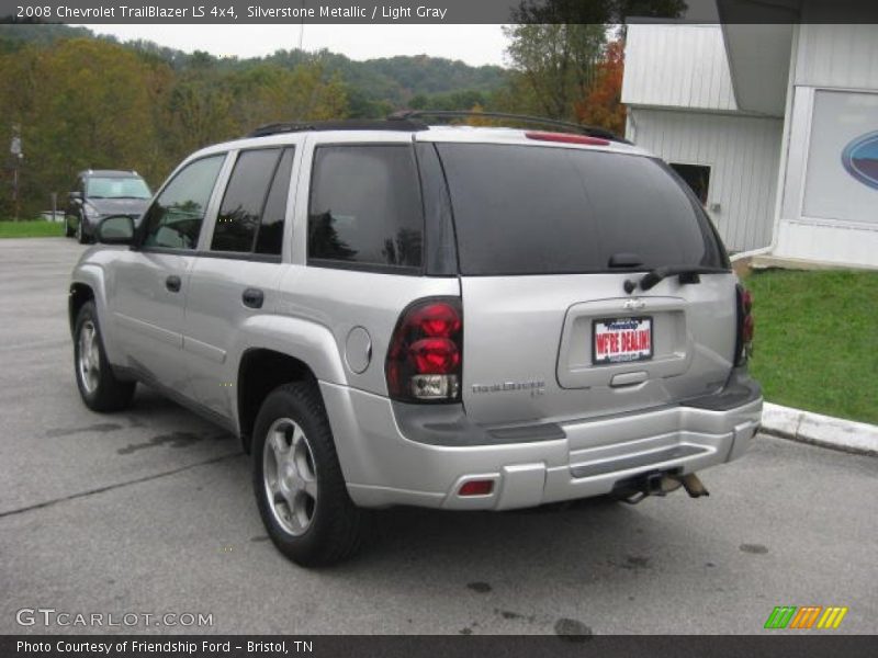 Silverstone Metallic / Light Gray 2008 Chevrolet TrailBlazer LS 4x4