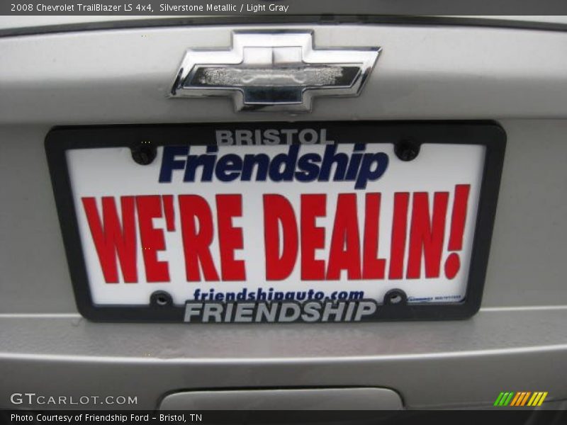 Silverstone Metallic / Light Gray 2008 Chevrolet TrailBlazer LS 4x4