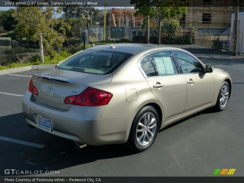 Sahara Sandstone / Wheat 2009 Infiniti G 37 Sedan