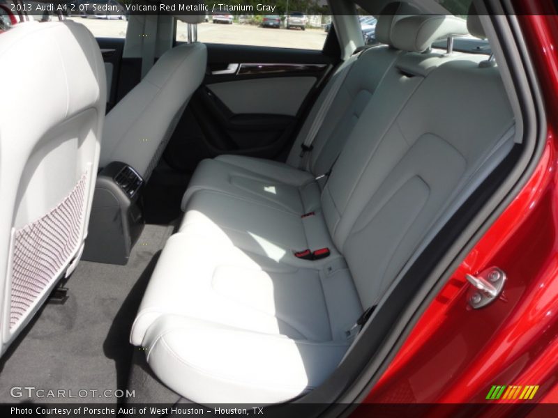 Volcano Red Metallic / Titanium Gray 2013 Audi A4 2.0T Sedan