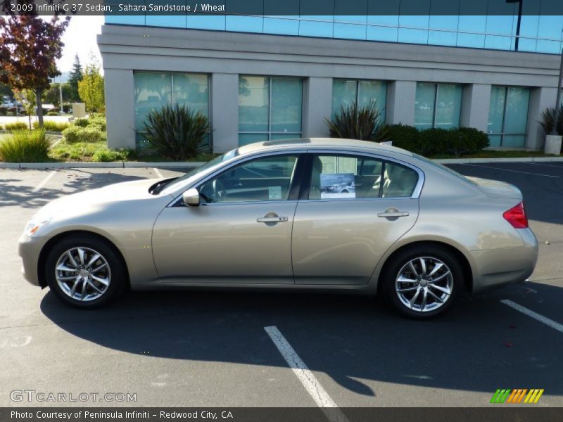 Sahara Sandstone / Wheat 2009 Infiniti G 37 Sedan