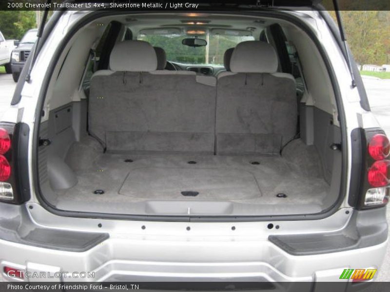Silverstone Metallic / Light Gray 2008 Chevrolet TrailBlazer LS 4x4
