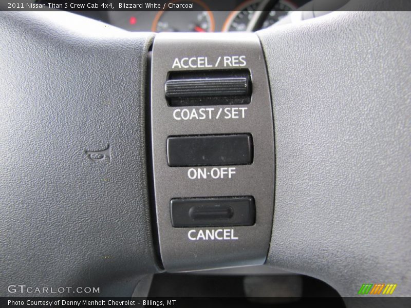 Blizzard White / Charcoal 2011 Nissan Titan S Crew Cab 4x4