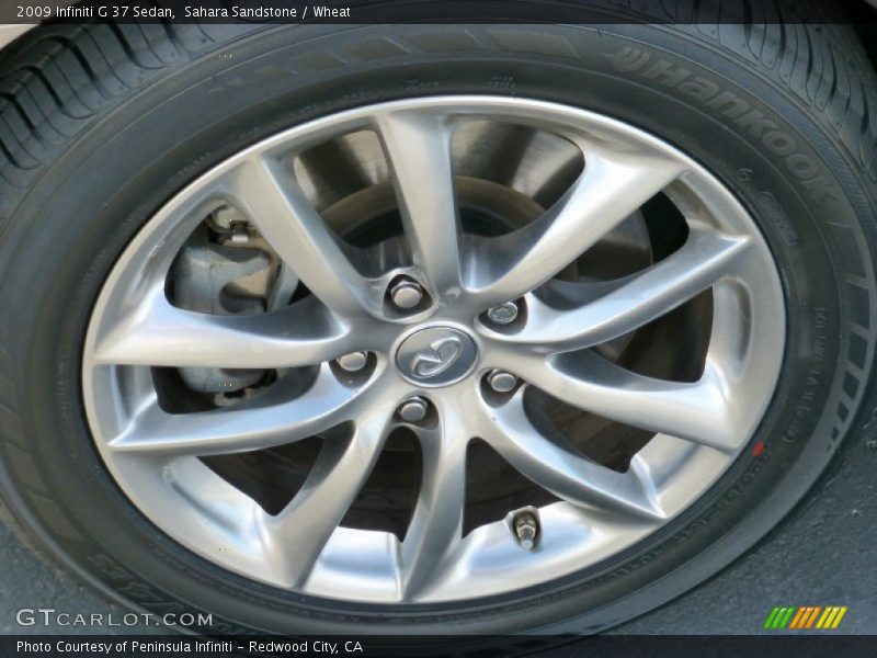 Sahara Sandstone / Wheat 2009 Infiniti G 37 Sedan