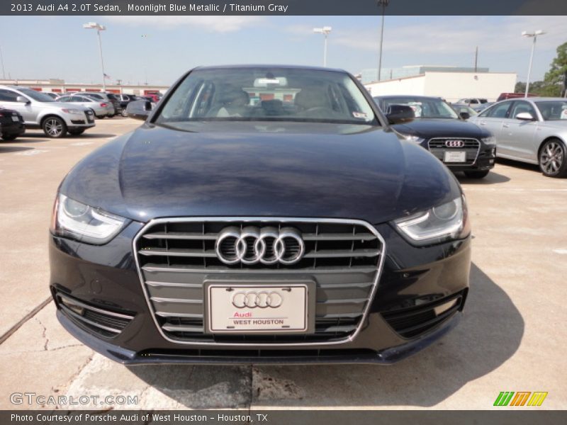 Moonlight Blue Metallic / Titanium Gray 2013 Audi A4 2.0T Sedan