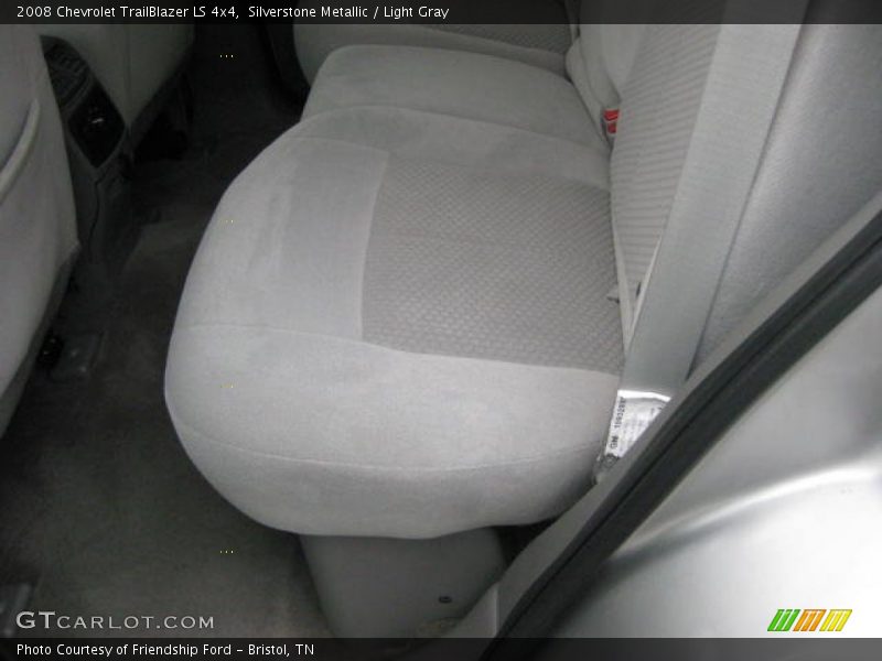 Silverstone Metallic / Light Gray 2008 Chevrolet TrailBlazer LS 4x4