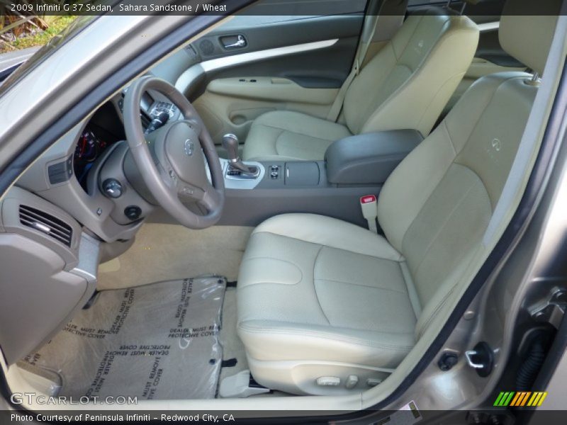 Sahara Sandstone / Wheat 2009 Infiniti G 37 Sedan