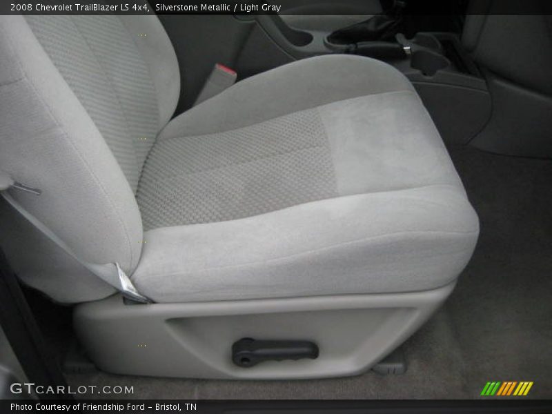Silverstone Metallic / Light Gray 2008 Chevrolet TrailBlazer LS 4x4