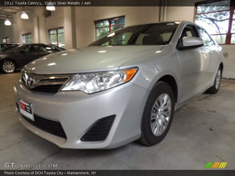 Classic Silver Metallic / Ash 2012 Toyota Camry L