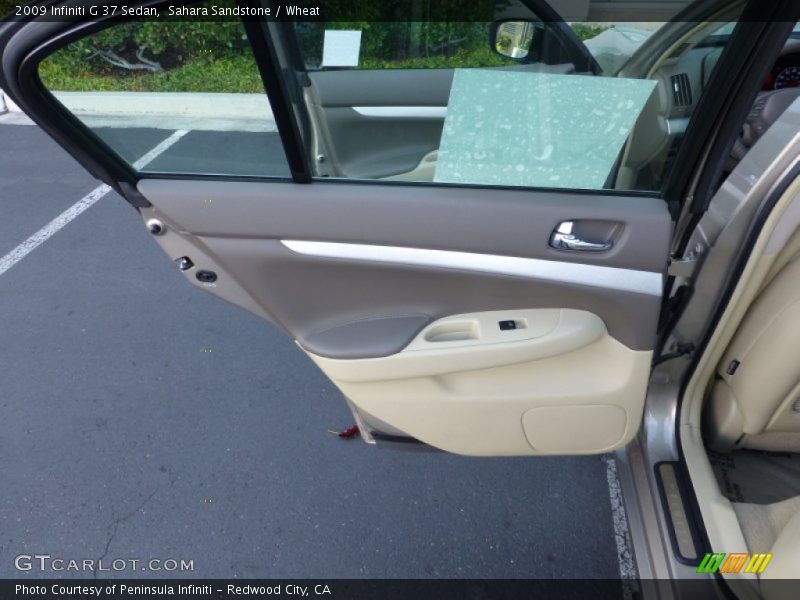 Sahara Sandstone / Wheat 2009 Infiniti G 37 Sedan