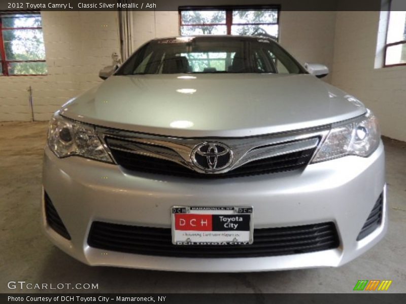 Classic Silver Metallic / Ash 2012 Toyota Camry L