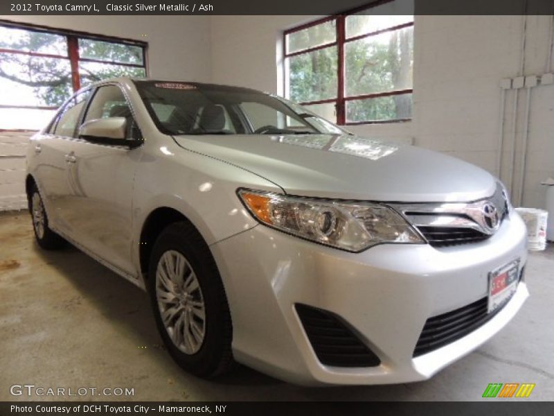 Classic Silver Metallic / Ash 2012 Toyota Camry L