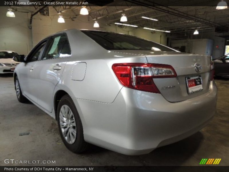 Classic Silver Metallic / Ash 2012 Toyota Camry L