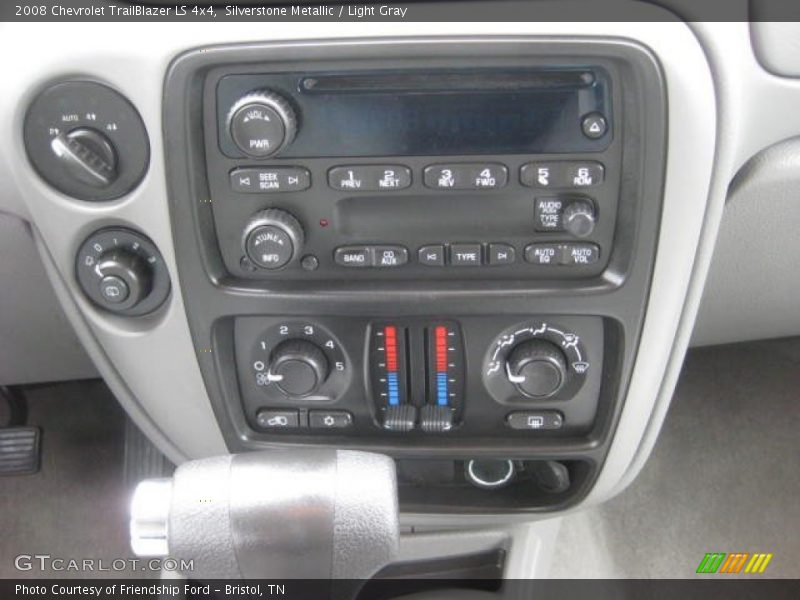 Silverstone Metallic / Light Gray 2008 Chevrolet TrailBlazer LS 4x4