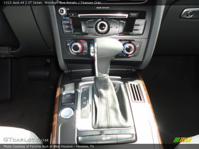 Moonlight Blue Metallic / Titanium Gray 2013 Audi A4 2.0T Sedan