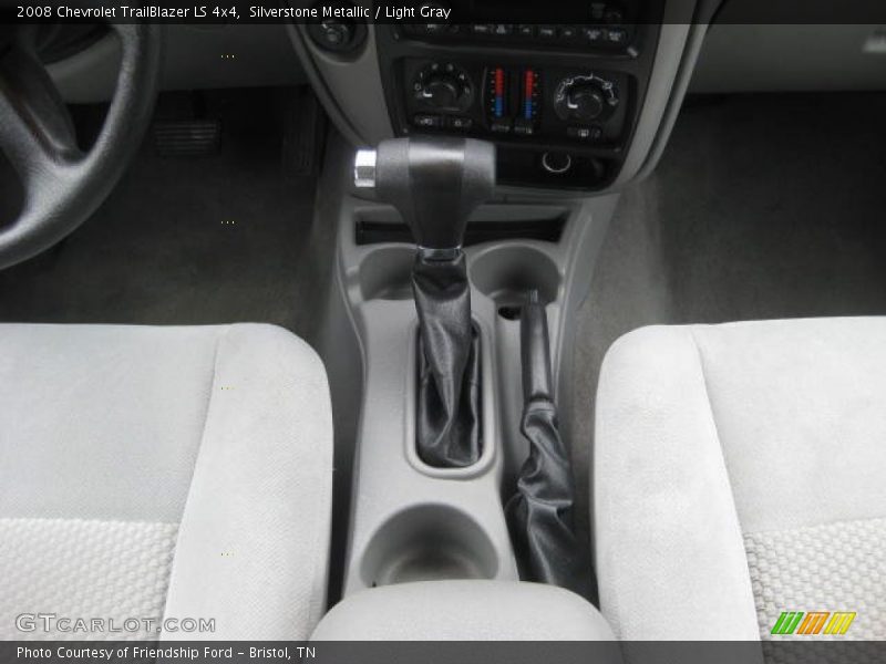 Silverstone Metallic / Light Gray 2008 Chevrolet TrailBlazer LS 4x4