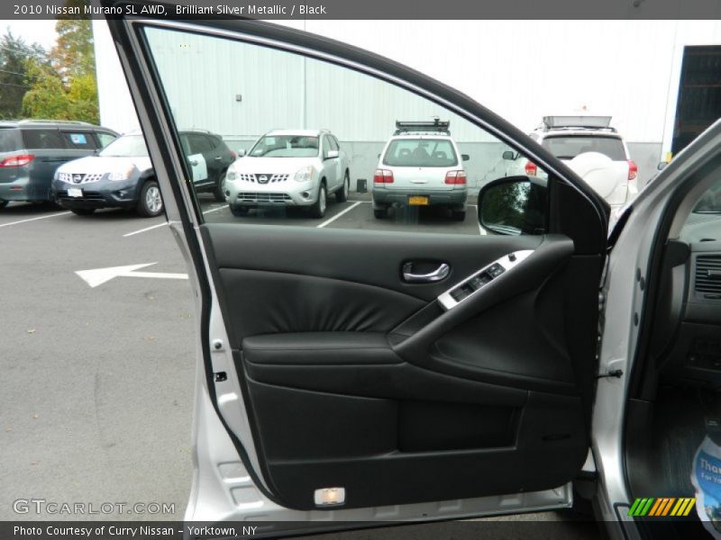 Brilliant Silver Metallic / Black 2010 Nissan Murano SL AWD