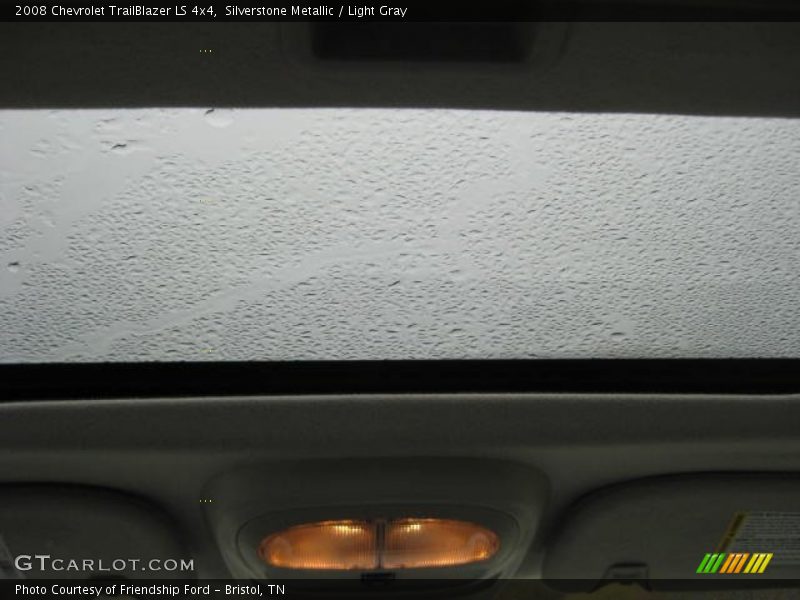 Silverstone Metallic / Light Gray 2008 Chevrolet TrailBlazer LS 4x4