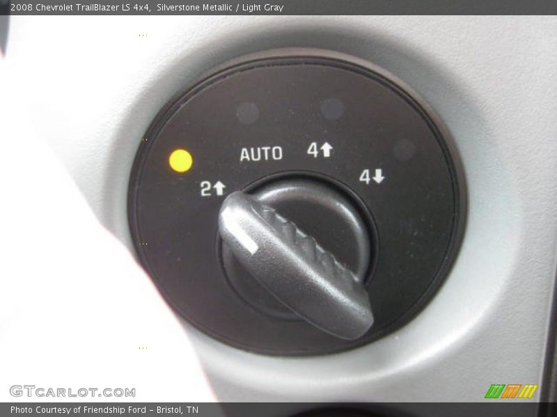 Silverstone Metallic / Light Gray 2008 Chevrolet TrailBlazer LS 4x4